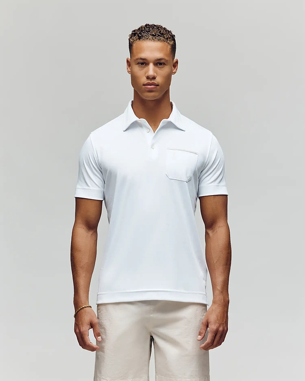 MENS HADLEY PERFORMANCE PIQUE POLO view 1