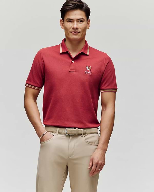 MENS DANTE PIQUE POLO SHIRT view 1