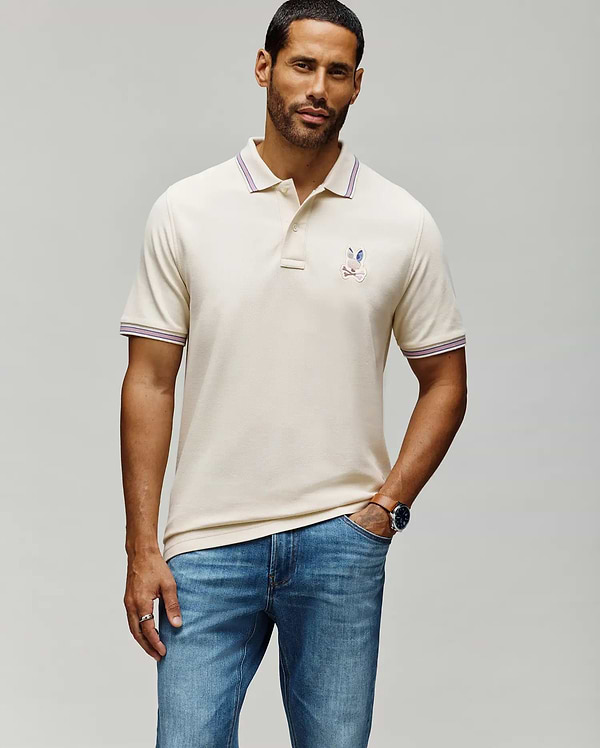 MENS DANTE PIQUE POLO SHIRT view 1