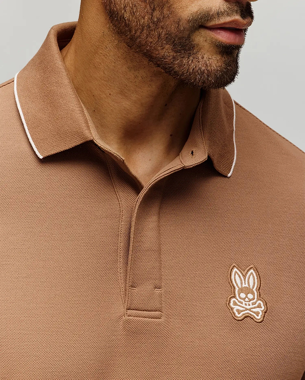 MENS MARLON PIQUE POLO SHIRT view 2