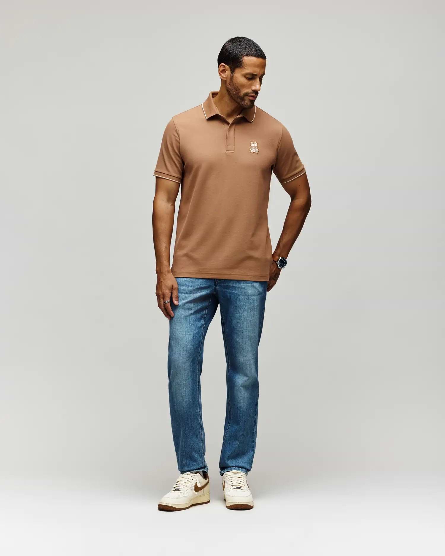MENS MARLON PIQUE POLO SHIRT - MT0100036