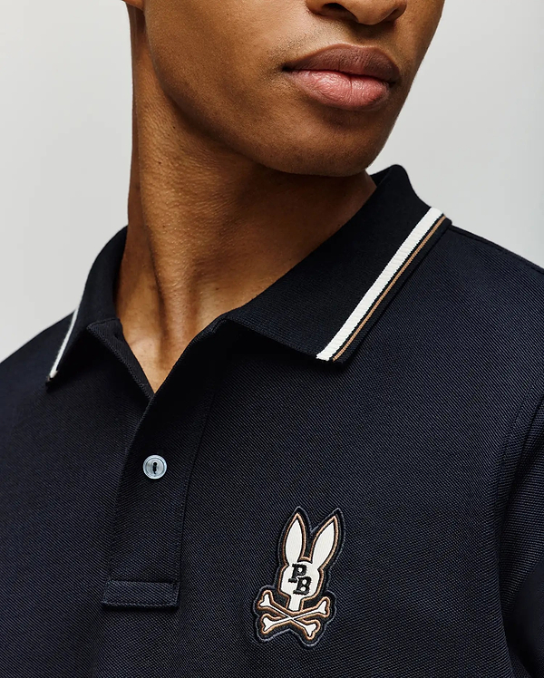 MENS WADE PIQUE POLO SHIRT view 2