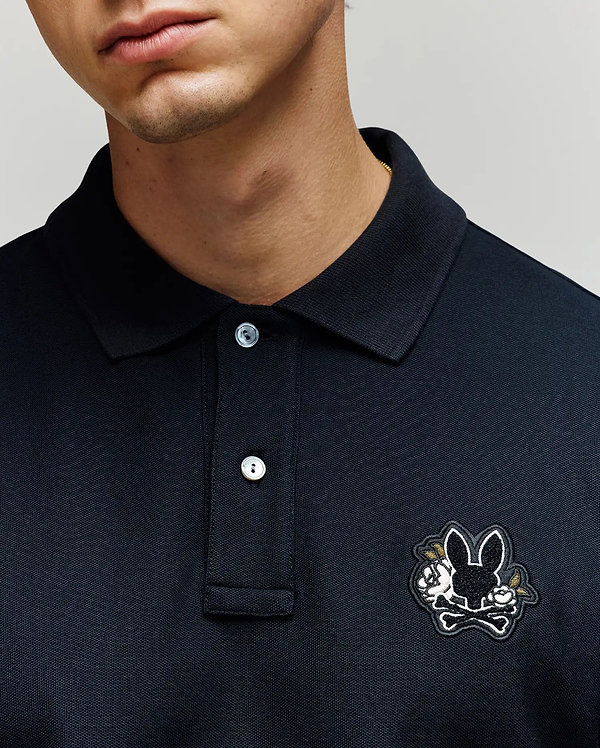 MENS AUGUSTE PIQUE POLO SHIRT view 2