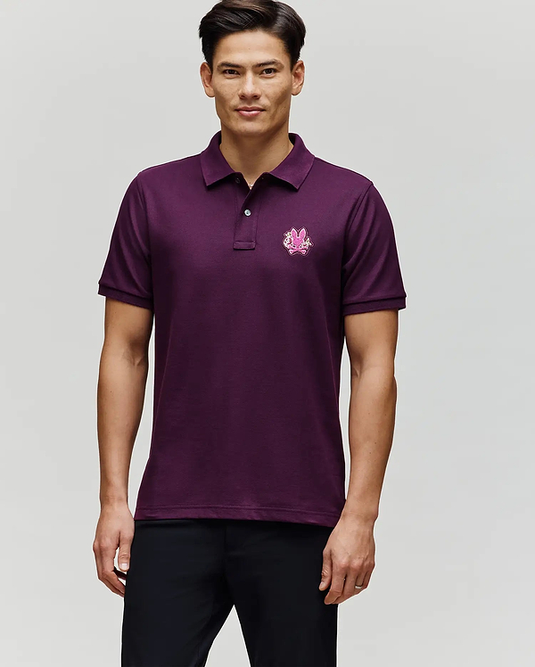 MENS AUGUSTE PIQUE POLO SHIRT view 1
