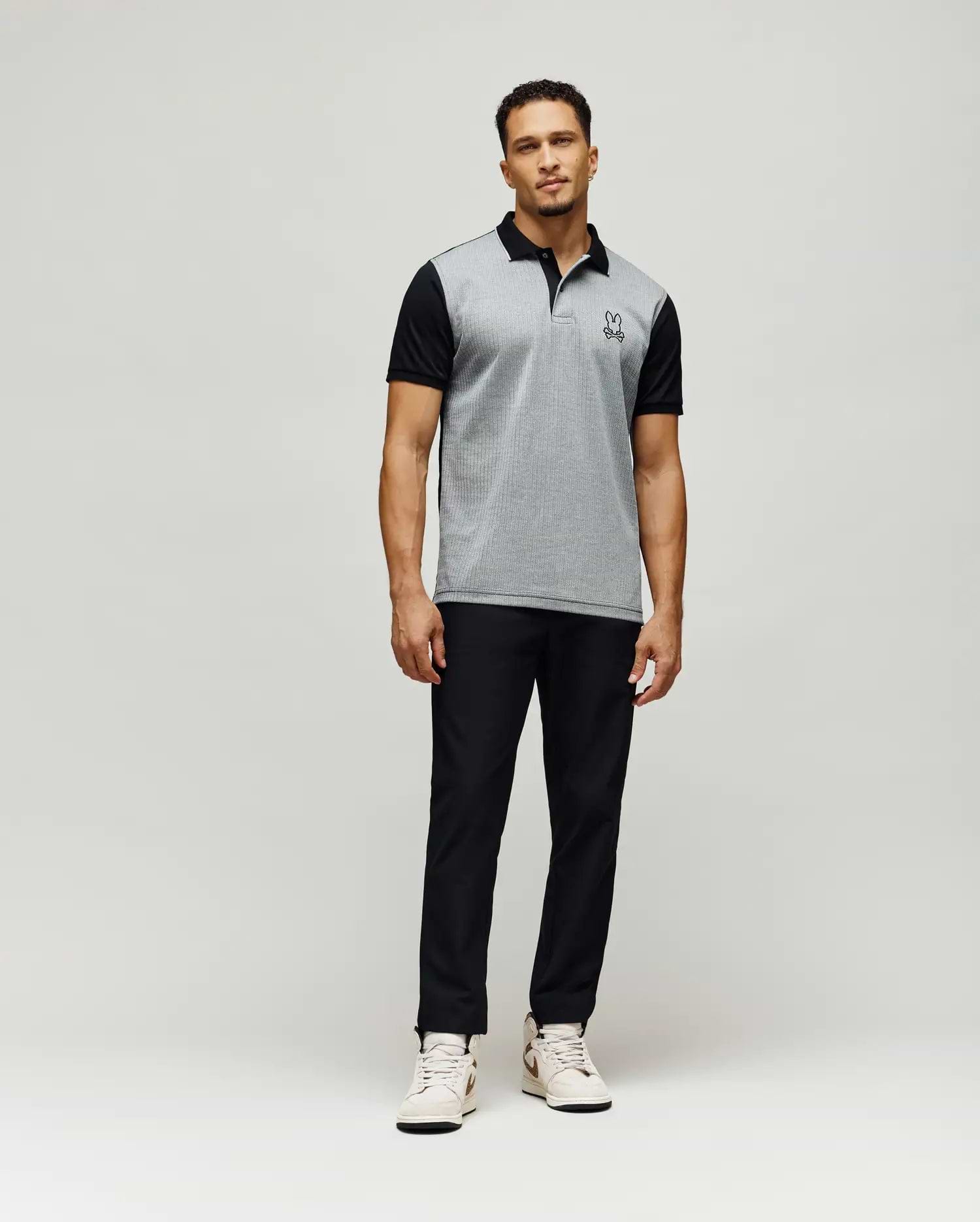 MENS MARLO JACQUARD POLO - MT0100064