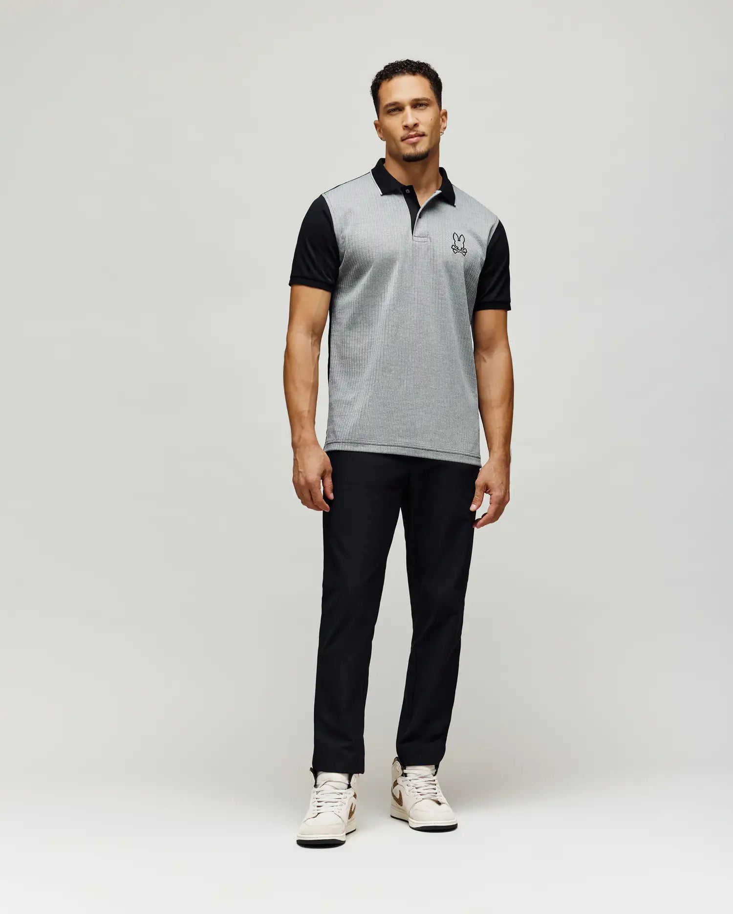 MENS MARLO JACQUARD POLO - MT0100064