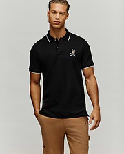 POLO EN PIQUÉ INDIGO SKI BUNNY vue 1