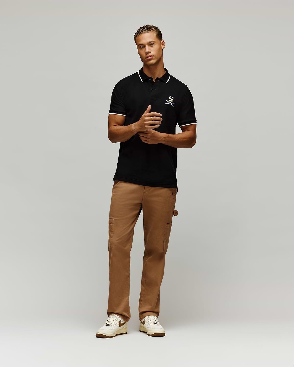 POLO EN PIQUÉ INDIGO SKI BUNNY vue 4