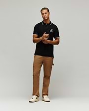 POLO EN PIQUÉ INDIGO SKI BUNNY vue 4