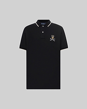 POLO EN PIQUÉ INDIGO SKI BUNNY vue 5