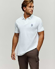POLO EN PIQUÉ INDIGO SKI BUNNY vue 2