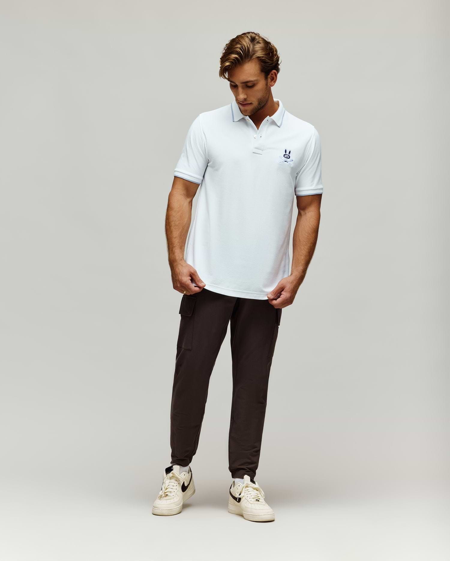 POLO EN PIQUÉ INDIGO SKI BUNNY vue 5