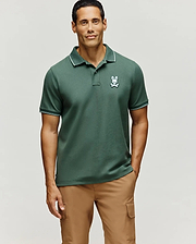 MENS TATE BUNNY PIQUE POLO - MT0100076