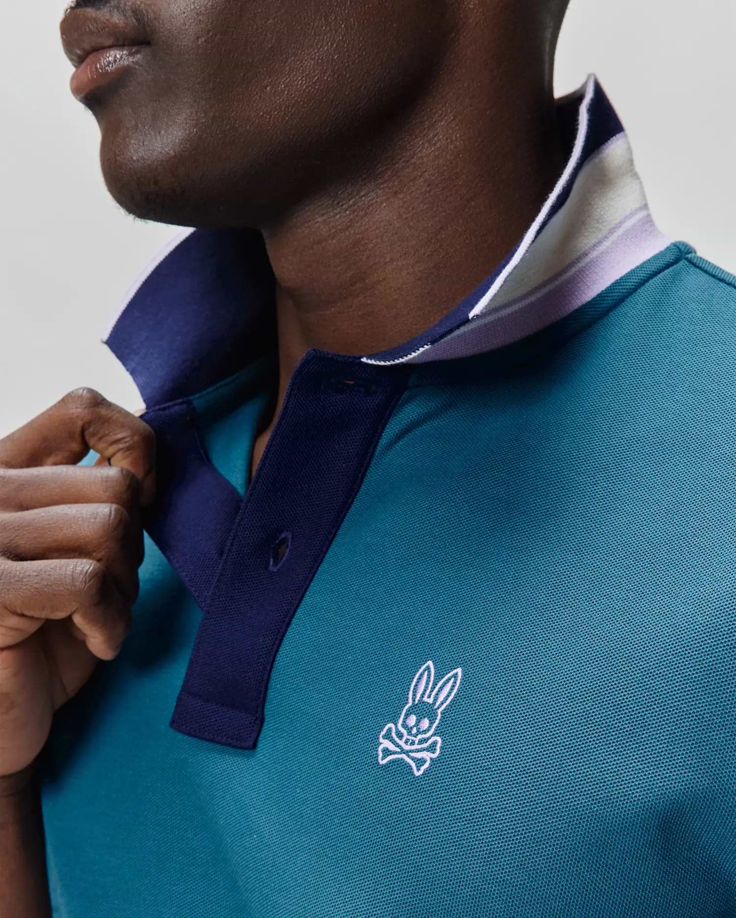 MENS EDGAR PIQUE POLO vue 3