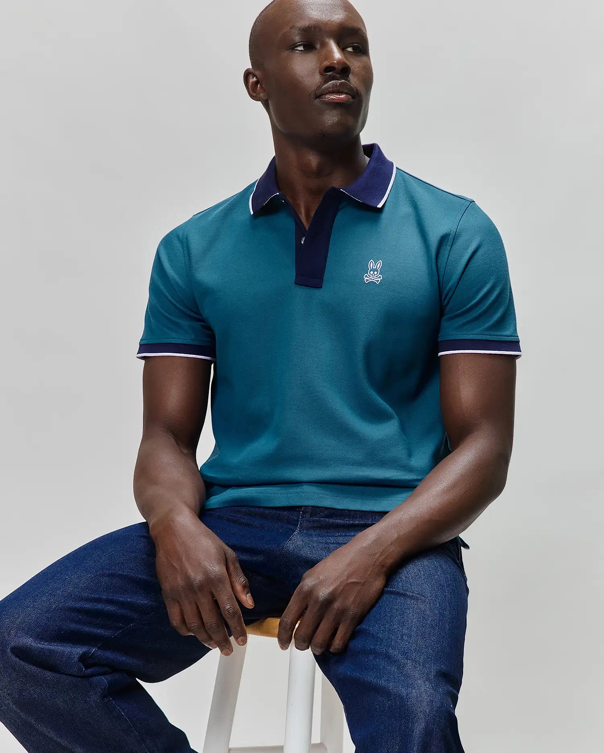 MENS EDGAR PIQUE POLO vue 1