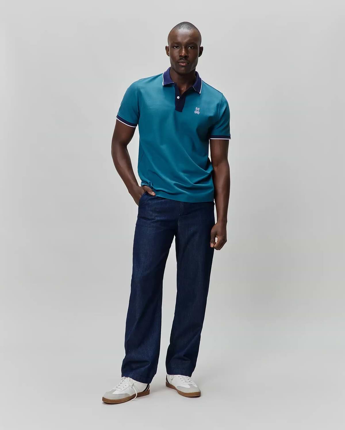 MENS EDGAR PIQUE POLO vue 2