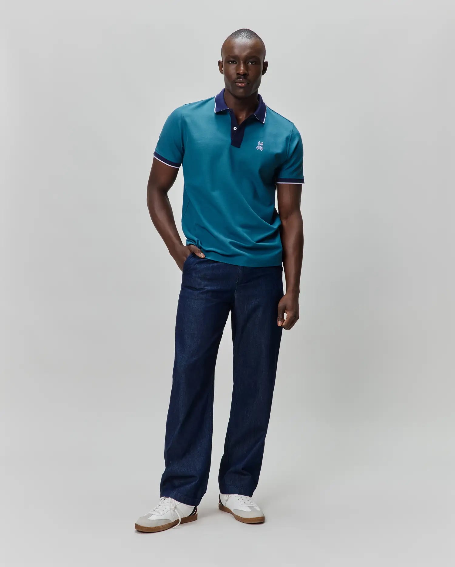 MENS EDGAR PIQUE POLO vue 2