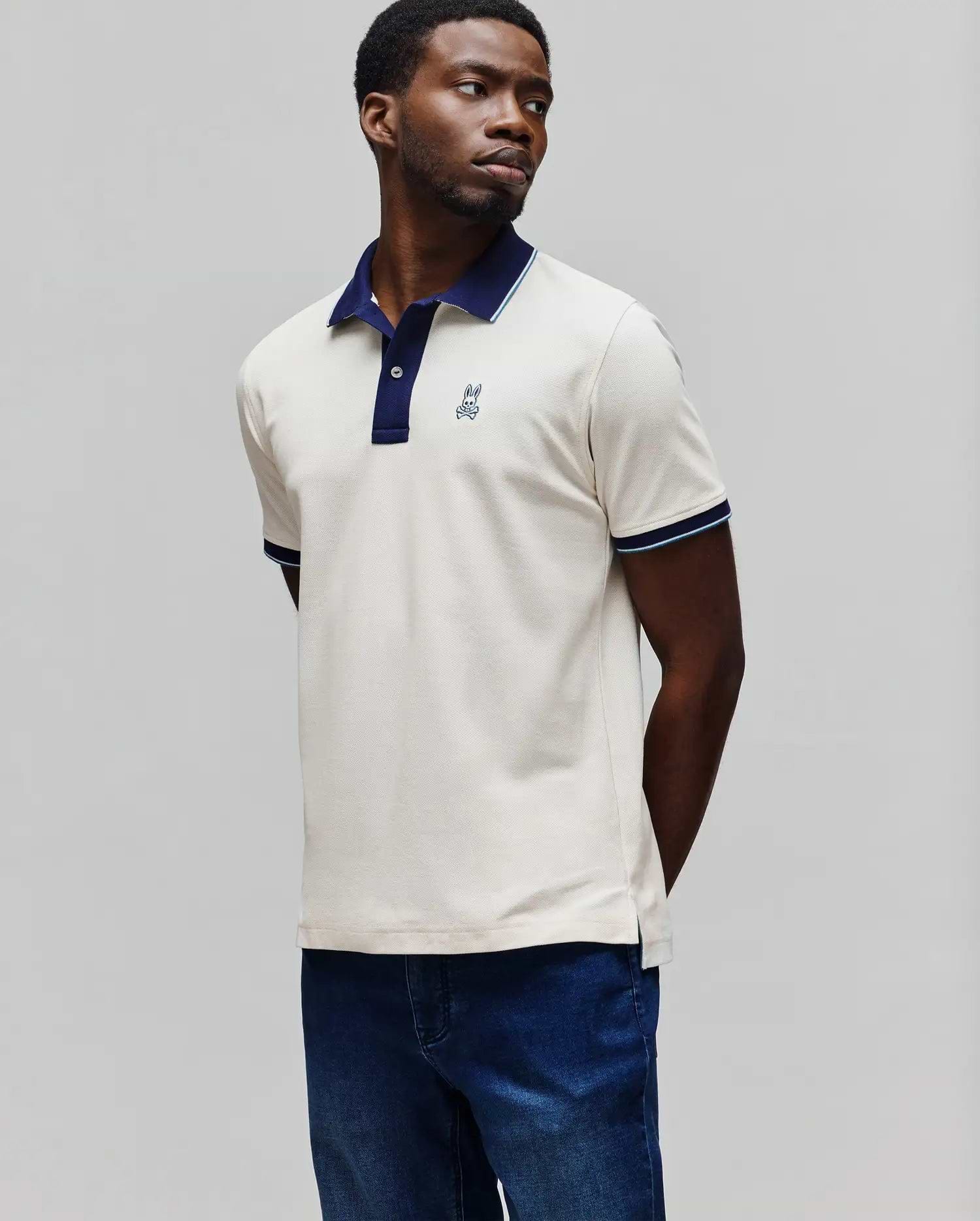 MENS EDGAR PIQUE POLO vue 1