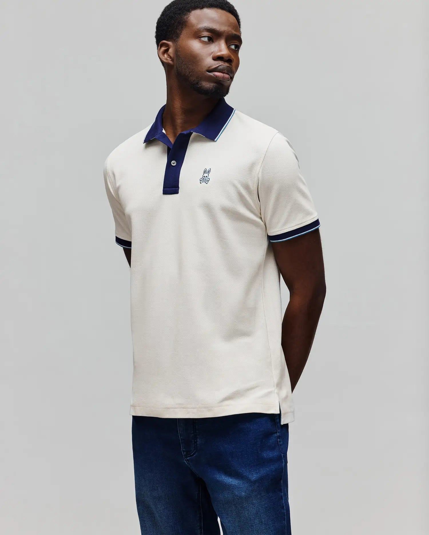 MENS EDGAR PIQUE POLO vue 1