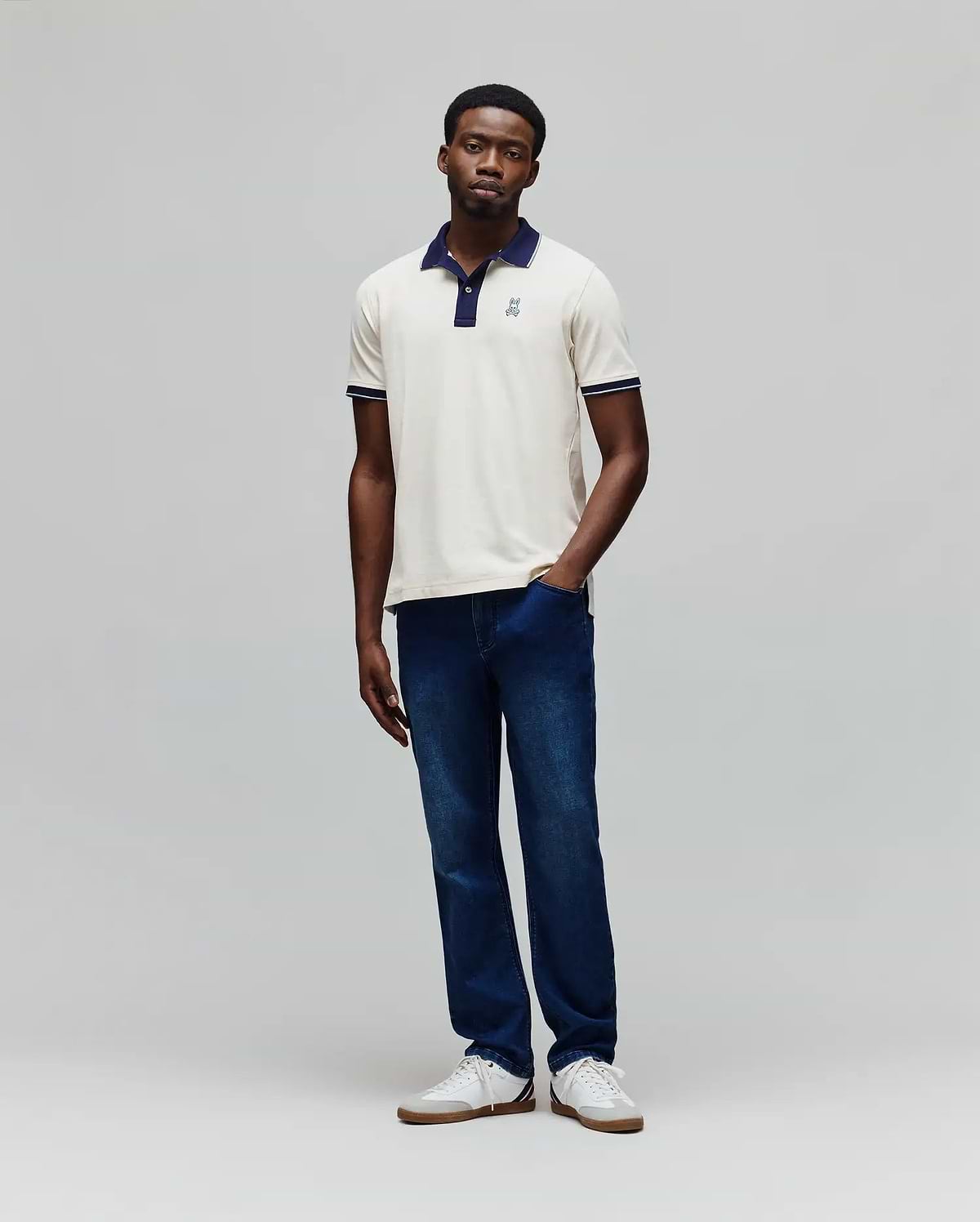 MENS EDGAR PIQUE POLO vue 3