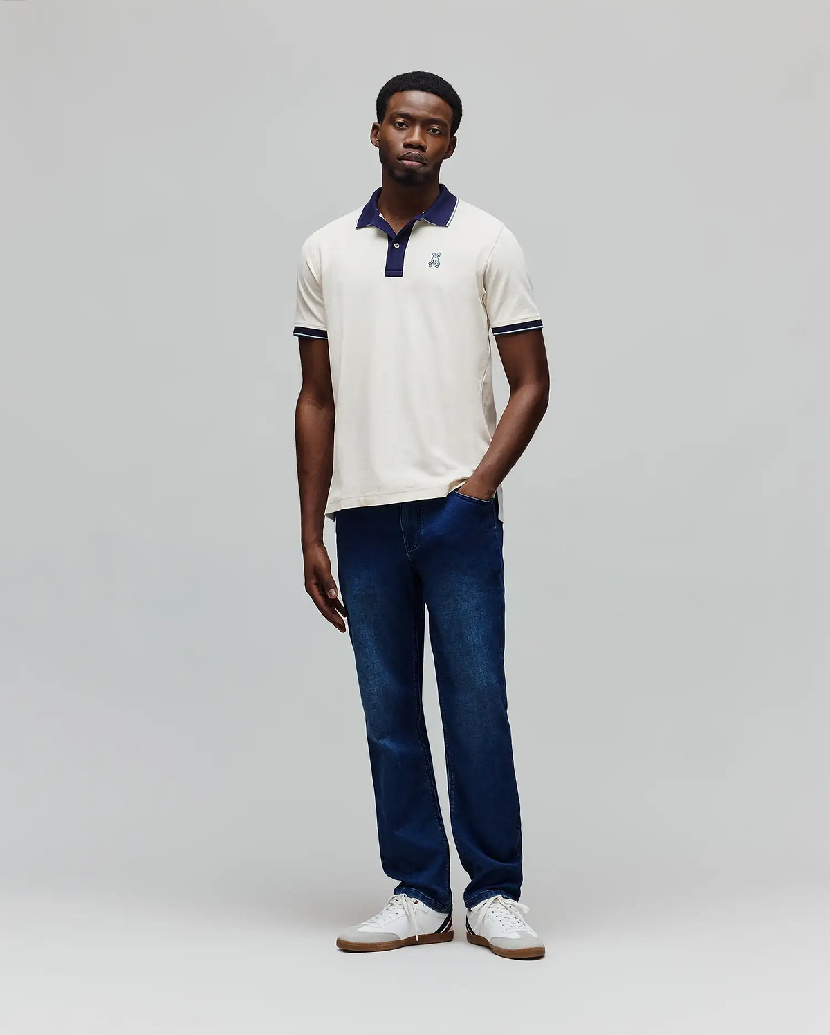 MENS EDGAR PIQUE POLO vue 3