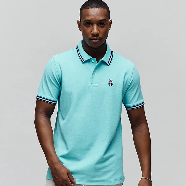 MENS CLARK PIQUE POLO view 1
