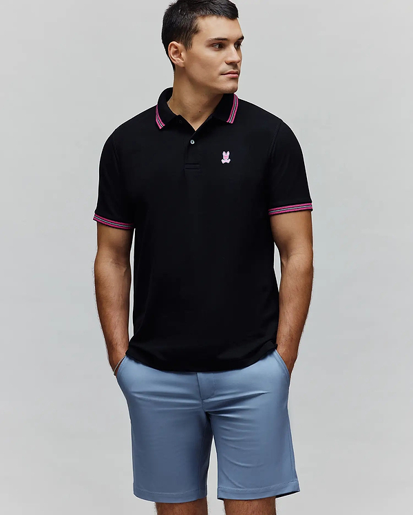 MENS CLARK PIQUE POLO view 1