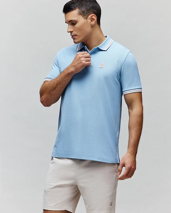 MENS CLARK PIQUE POLO view 1