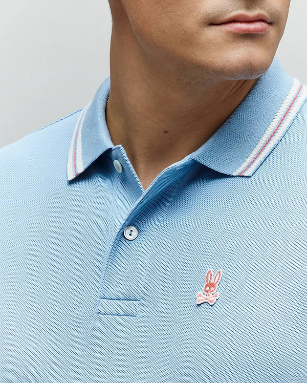 MENS CLARK PIQUE POLO view 2