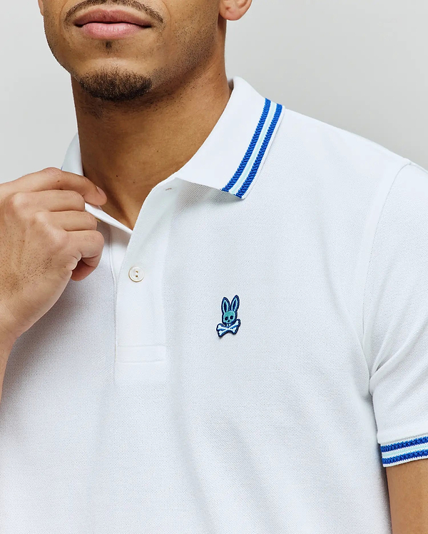 POLO EN PIQUÉ CLARK HOMMES vue 2