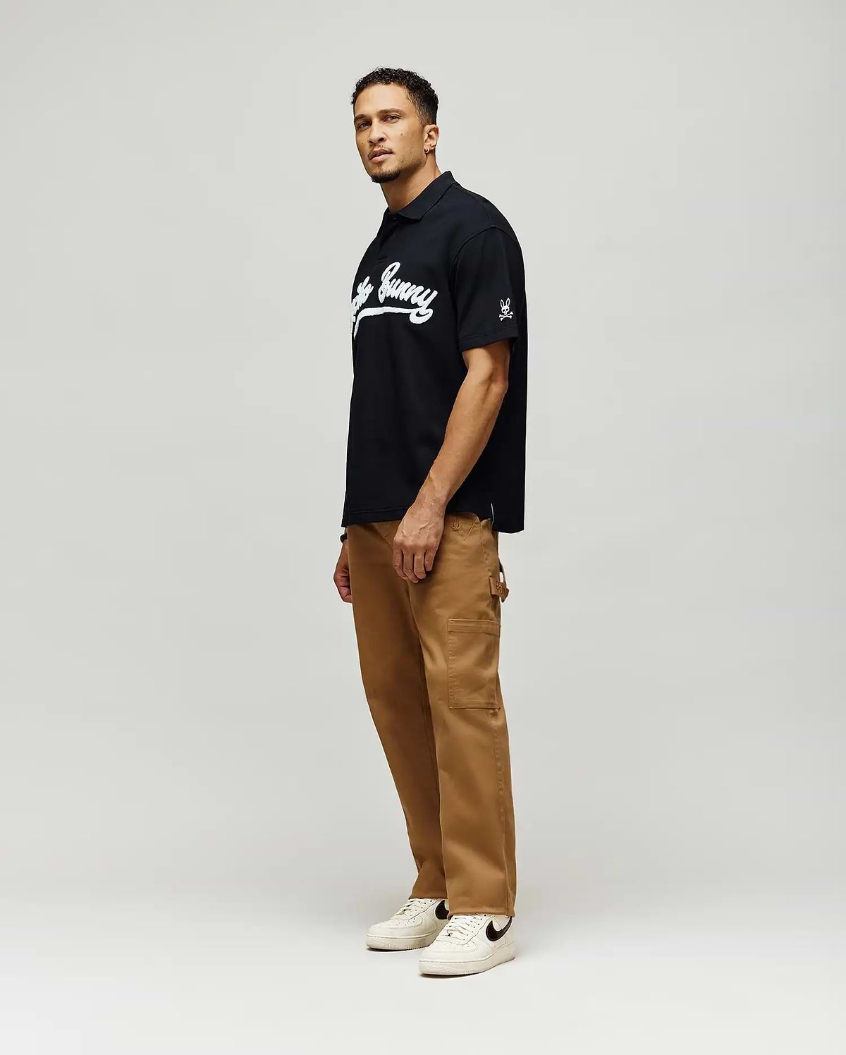 MENS TATE WORDMARK PIQUE POLO - MT0100152