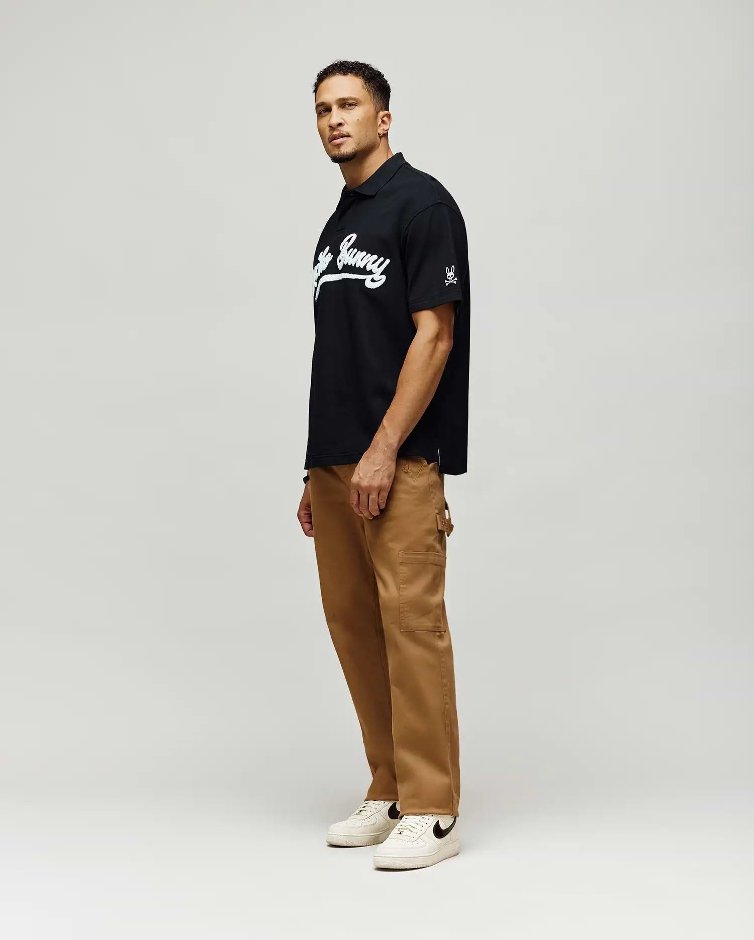 MENS TATE WORDMARK PIQUE POLO - MT0100152