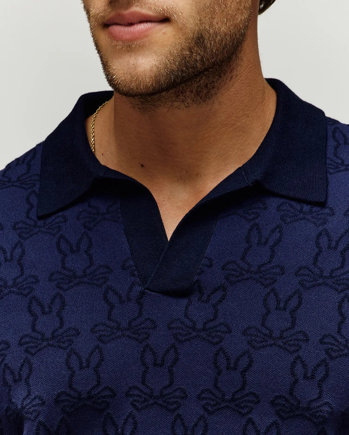 POLO EN TRICOT ELDEN, COL JOHNNY