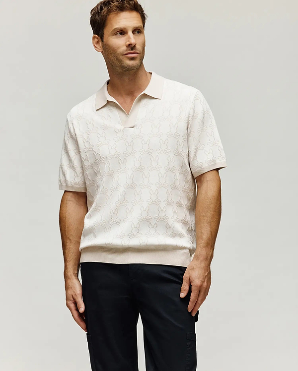 MENS ELDEN JOHNNY COLLAR POLO view 1