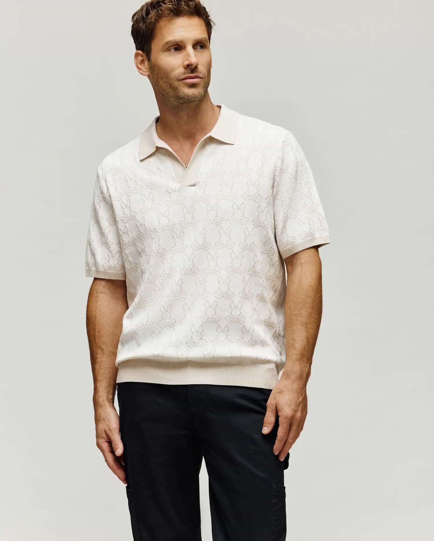 MENS ELDEN JOHNNY COLLAR POLO - MT0100157
