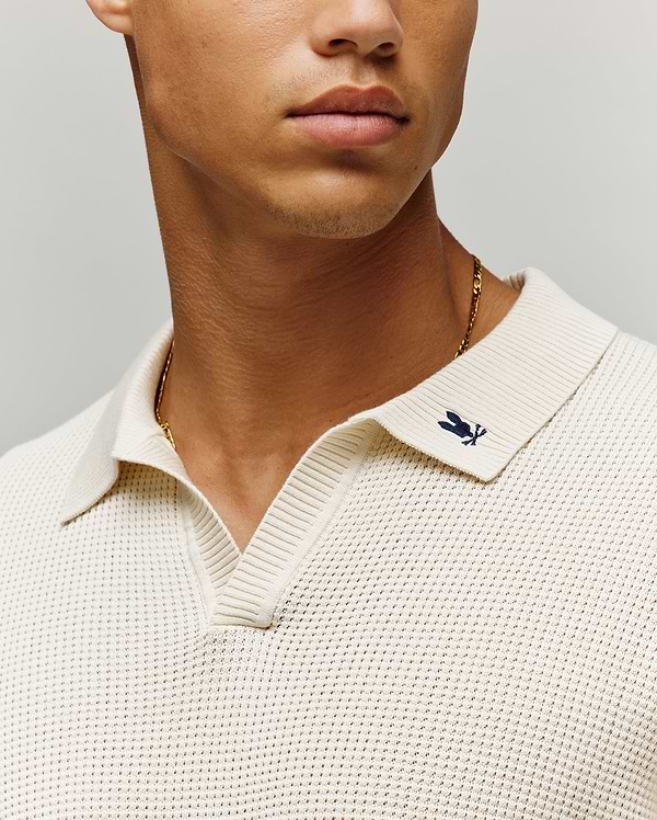 MENS LOCHLAN RELAXED JOHNNY COLLAR POLO view 2