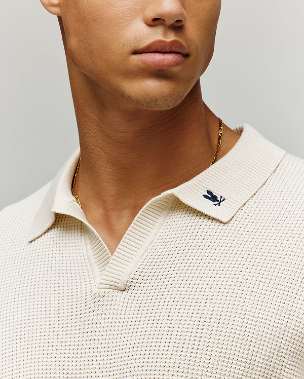 MENS LOCHLAN RELAXED JOHNNY COLLAR POLO view 2