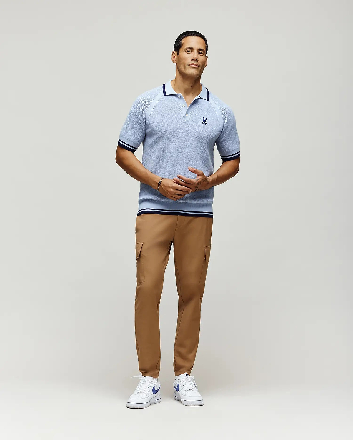 Polo Lazare en tricot pour homme (4)