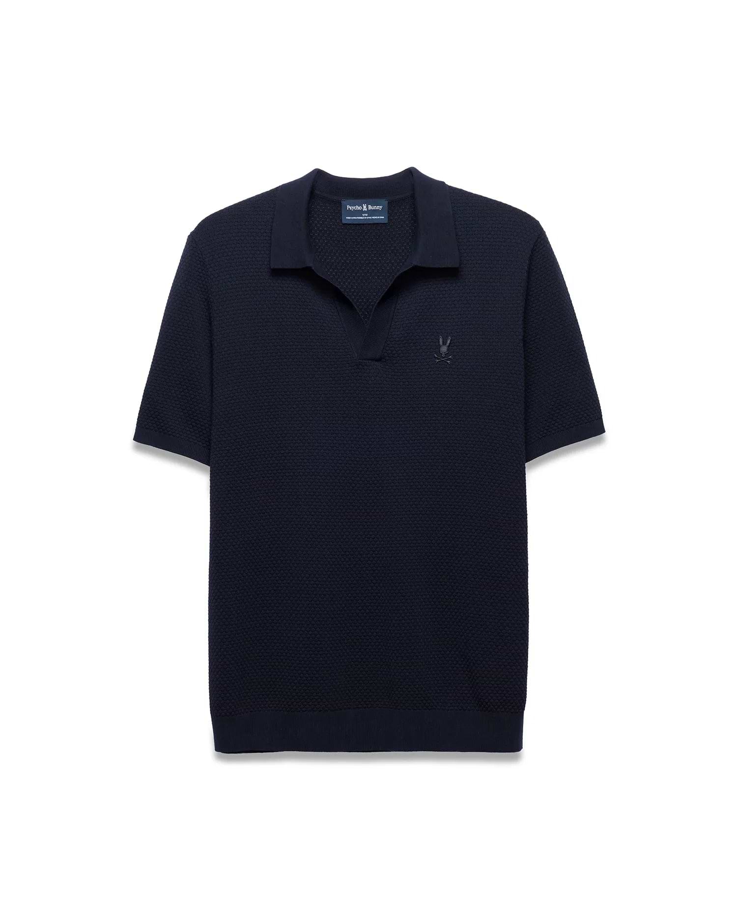POLO EN TRICOT À POINT NOISETTE DEVON HOMMES