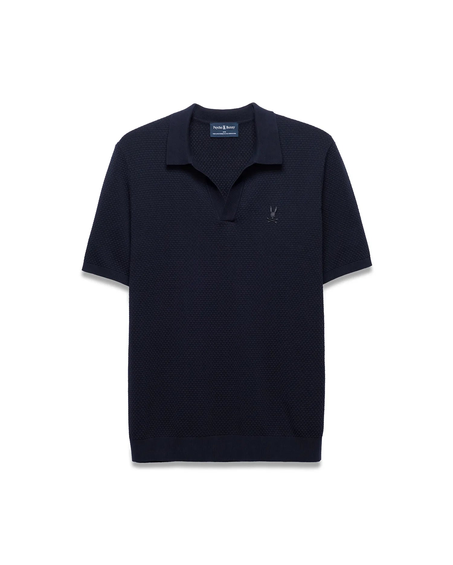 POLO EN TRICOT À POINT NOISETTE DEVON HOMMES