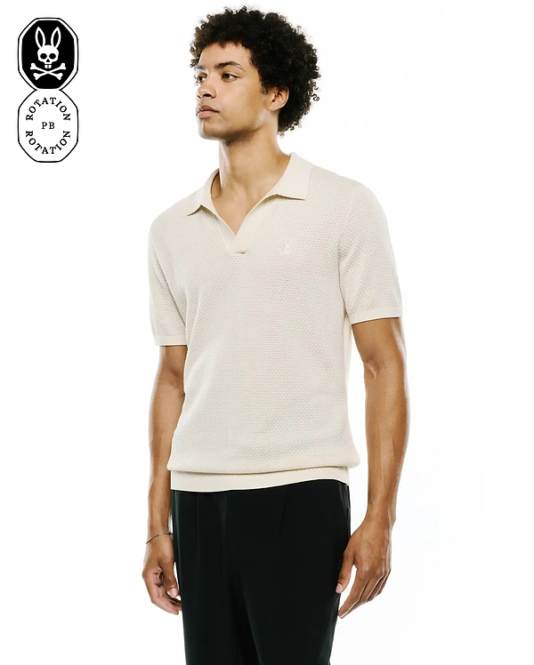 MENS DEVON KNIT POLO view 1