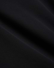 Mens Brad Pique Polo, a premium black pique knit fabric with a subtle, textured weave, showcasing the refined quality and classic style of Psycho Bunny menswear. (6)
