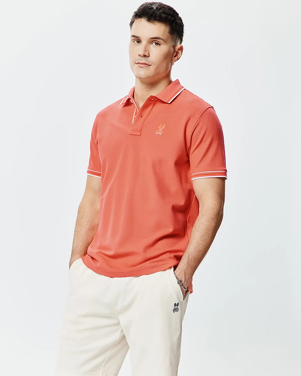 POLO EN PIQUÉ BRAD HOMMES vue 1