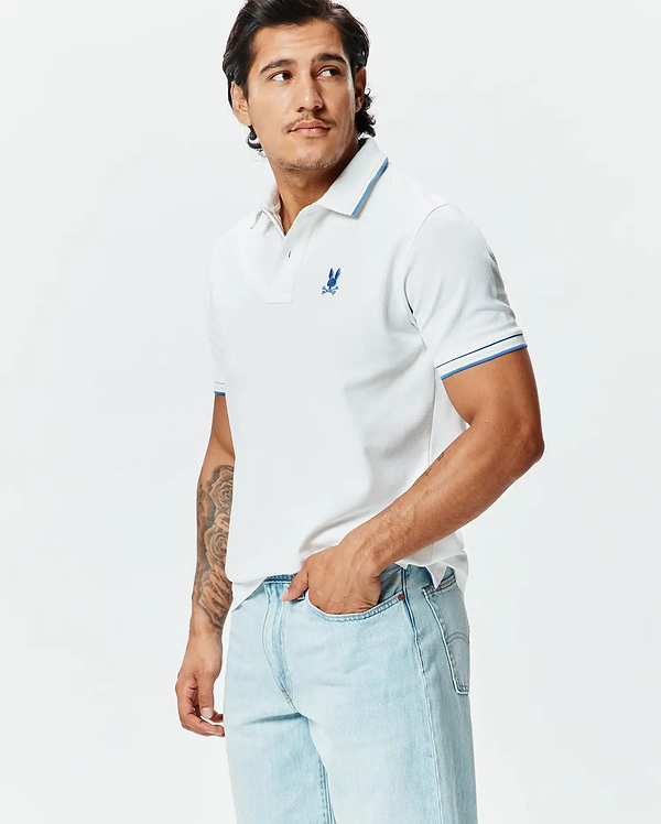 POLO EN PIQUÉ BRAD HOMMES vue 1