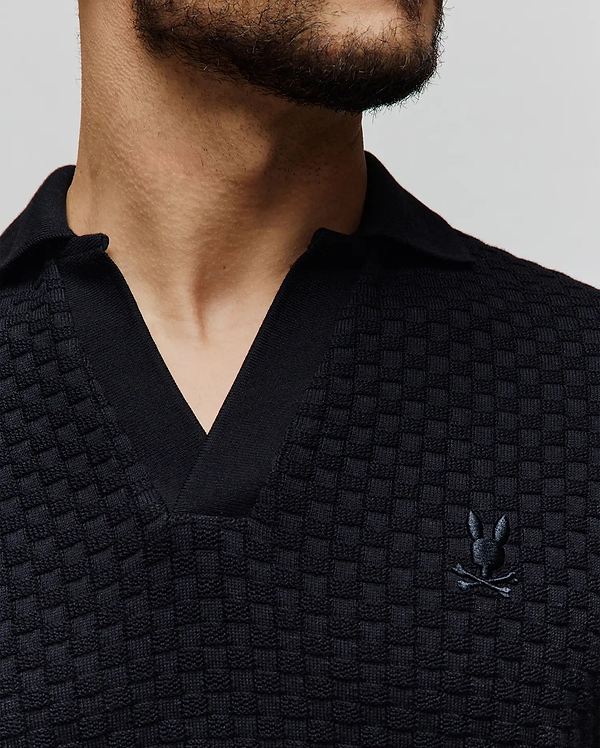 MENS GAREN OVERSIZED KNIT POLO view 2