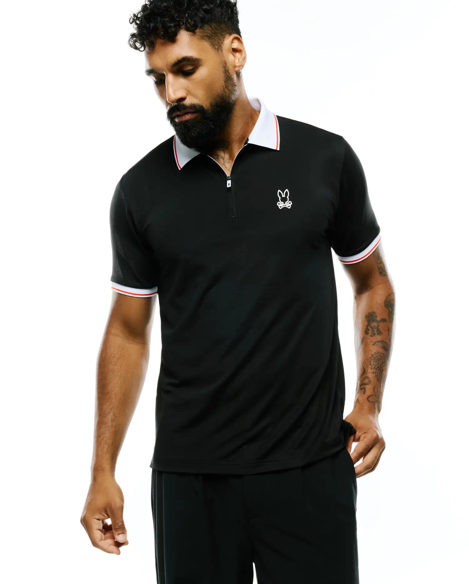 MENS ODIN ZIP SPORT POLO - MT0100216