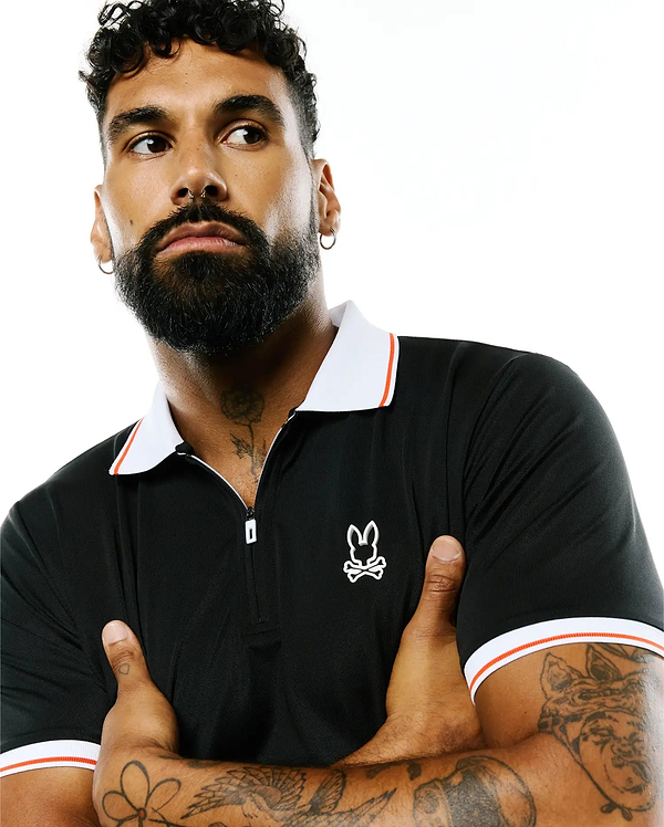 MENS ODIN ZIP SPORT POLO view 2