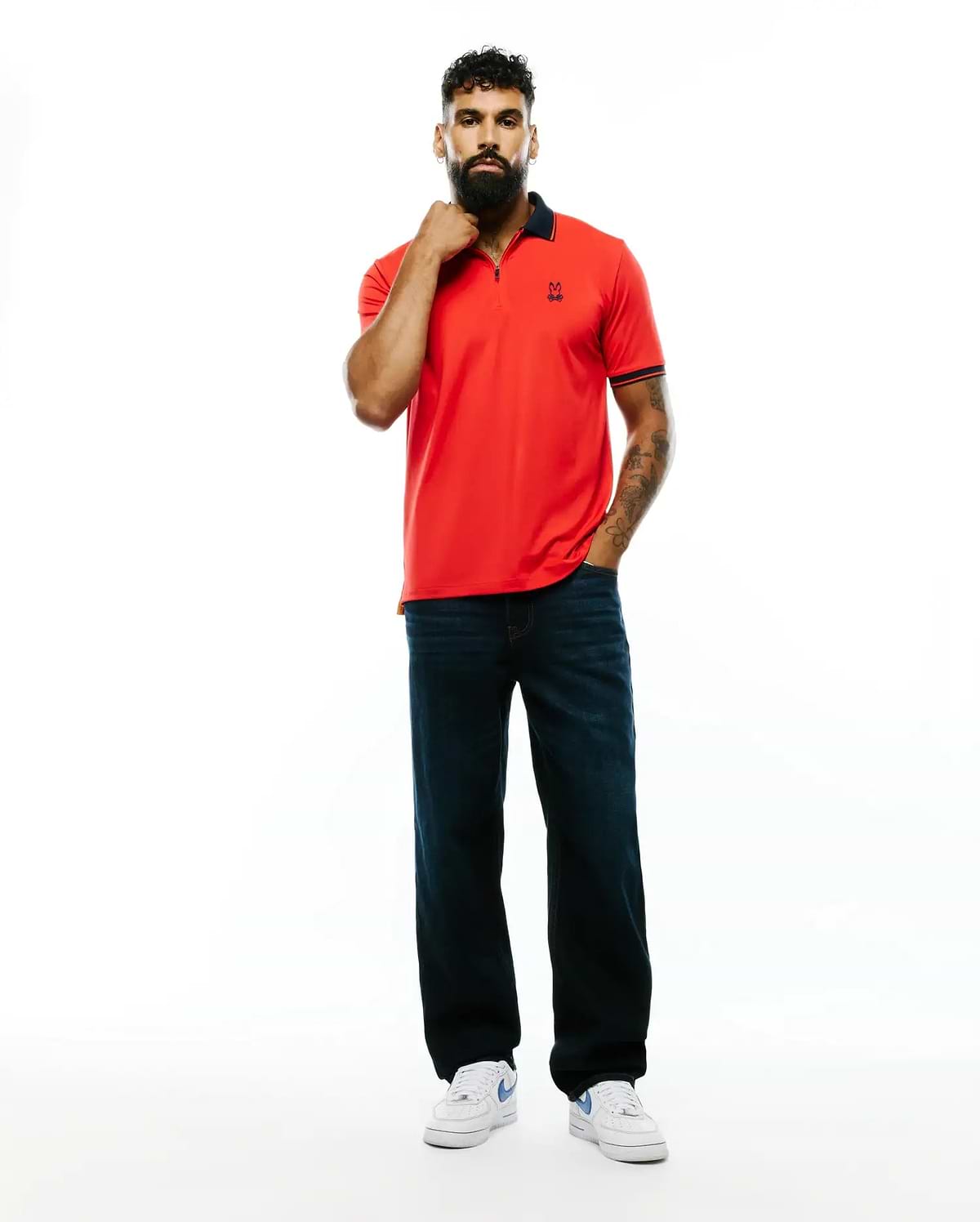 MENS ODIN ZIP SPORT POLO - MT0100216