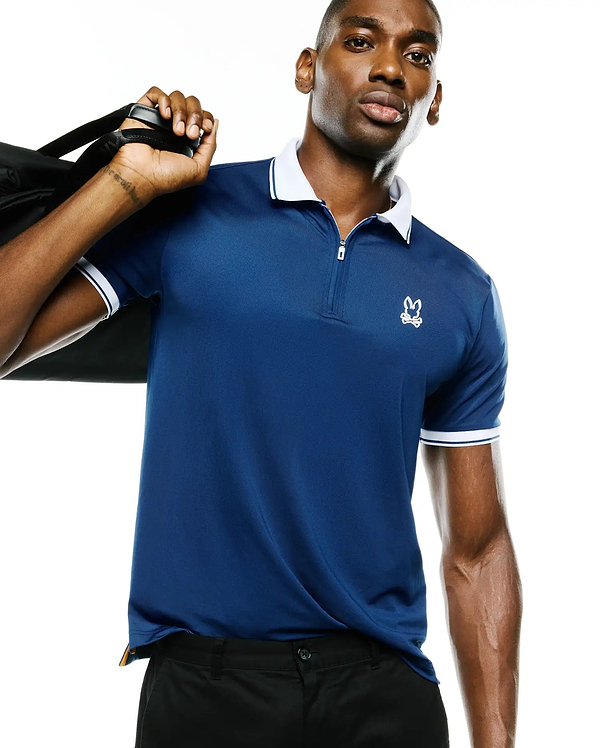 MENS ODIN ZIP SPORT POLO view 2