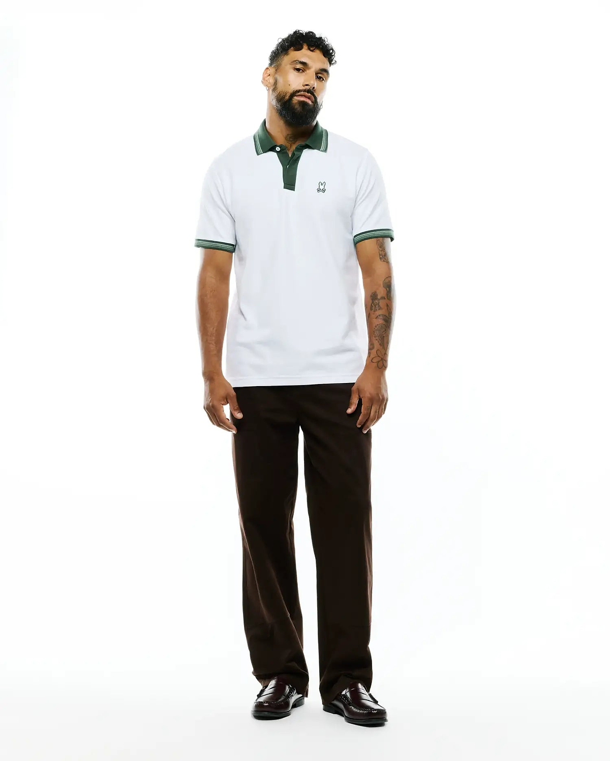 POLO EN PIQUÉ DE COTON PIMA JAYDON HOMMES vue 4